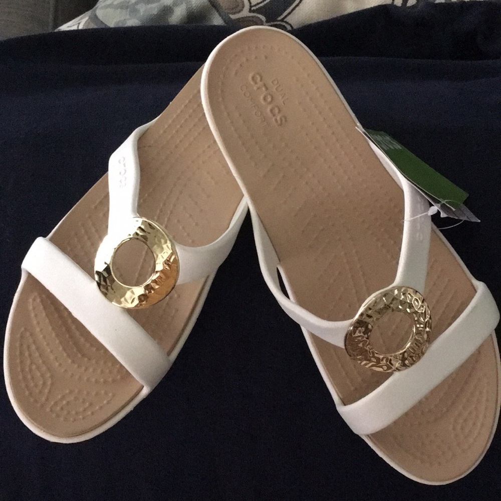 NWT Crocs slides
